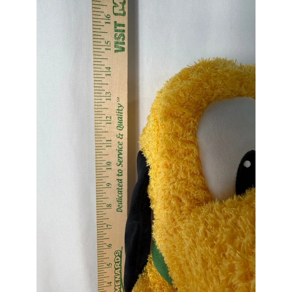 Disney Pluto Weighted Plush Toy Stuffed Animal Yellow Dog New‎ with Tags